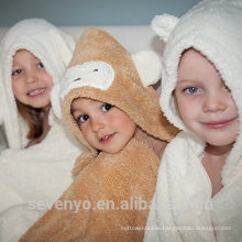 Organic Bamboo hooded baby towel Extra soft and Durable PremiumTowels Quickly Dry Sevenyo animal design